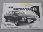 REL 046 knipsel Reliant Scimitar GTE advertentie 1978, Overige merken, Ophalen of Verzenden, Zo goed als nieuw