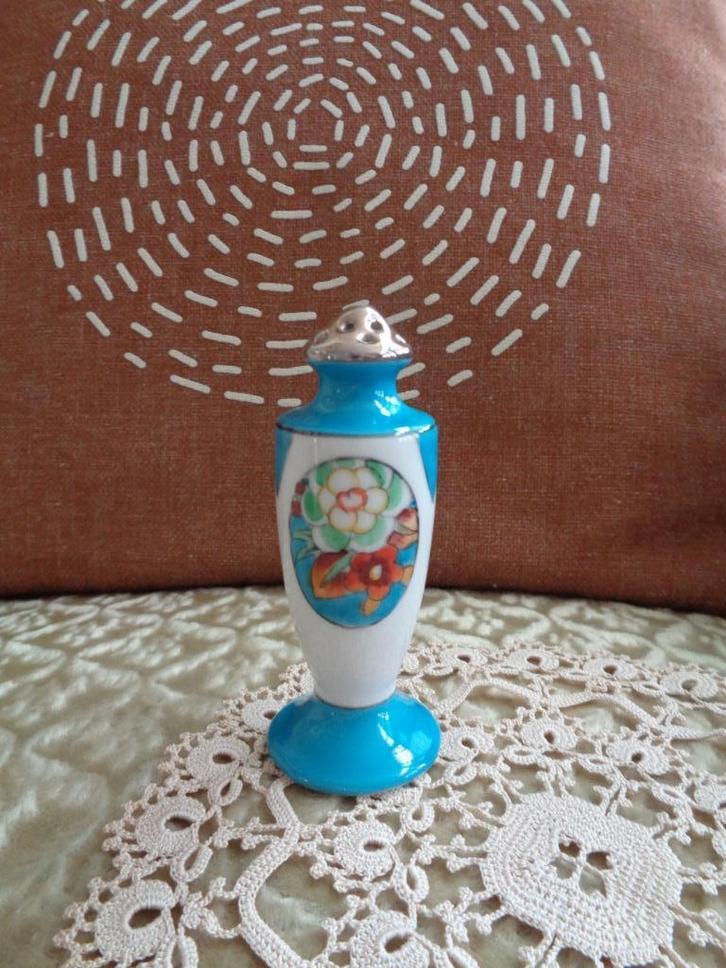 Antiek Zoutvaatje uit Japan ** Mimosa **, Antiek en Kunst, Antiek | Servies los, Ophalen of Verzenden