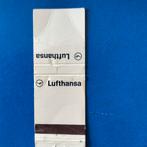 Lucifermapje Lufthansa, Ophalen of Verzenden, Gebruikt, Sigarenbandjes