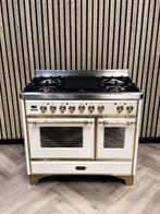 Luxe Boretti Majestic Crème 100cm 6 pits Gas + Afzuigkap, 60 cm of meer, Grill, Ophalen of Verzenden, Gas