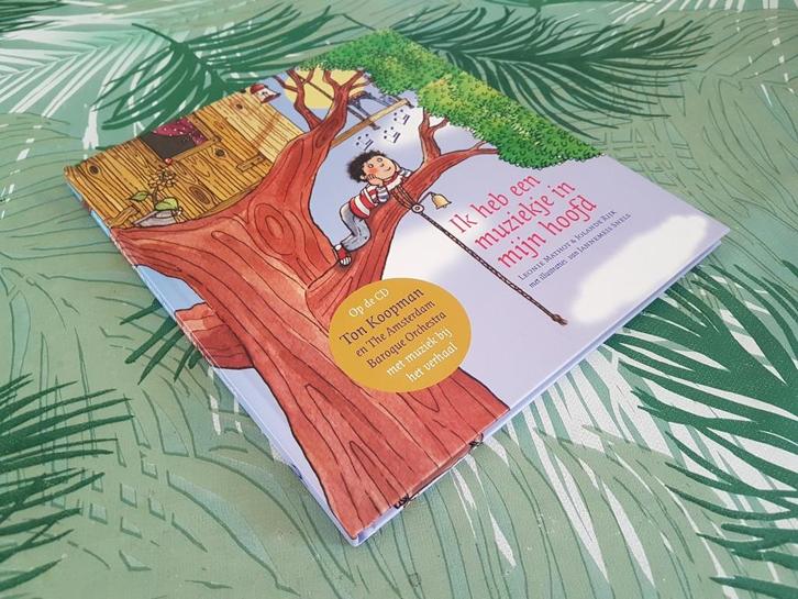 IK HEB EEN MUZIEKJE IN MIJN HOOFD + CD (Ton Koopman), Boeken, Kinderboeken | Jeugd | 10 tot 12 jaar, Zo goed als nieuw, Ophalen of Verzenden