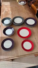 Hema Borden Vintage, Huis en Inrichting, Keuken | Servies, Ophalen, Gebruikt, Bord(en), Overige stijlen