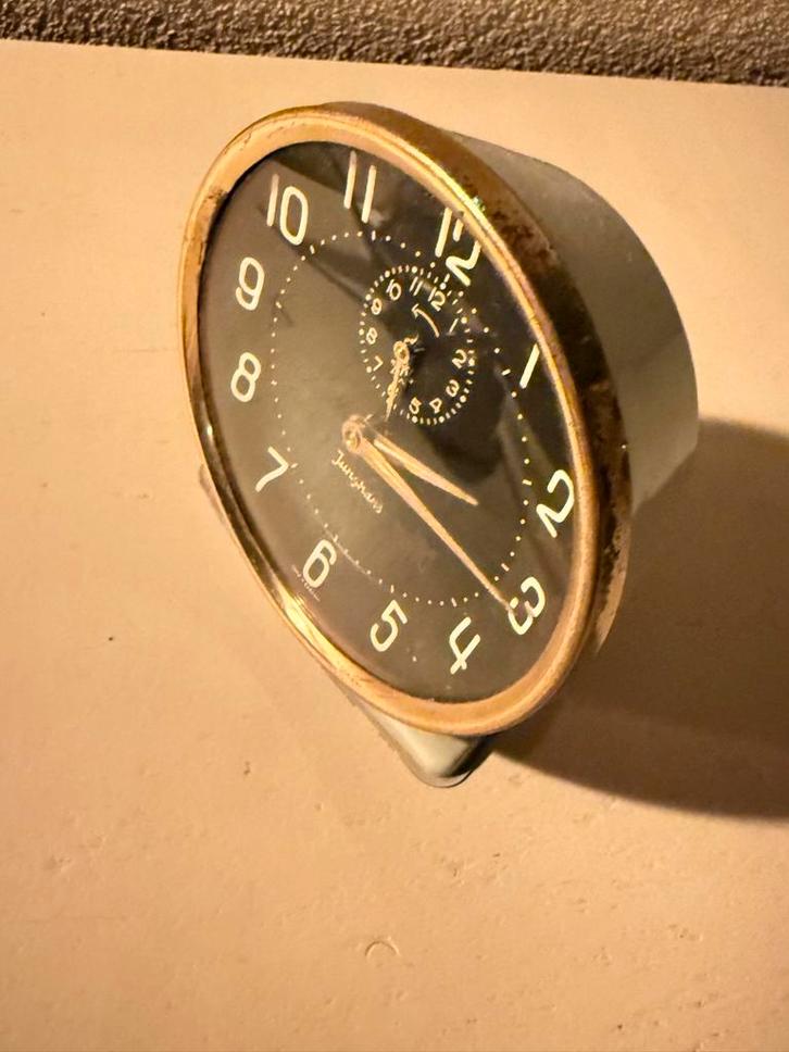 Junghans Wekker - Vintage, Antiek en Kunst, Antiek | Klokken, Ophalen of Verzenden