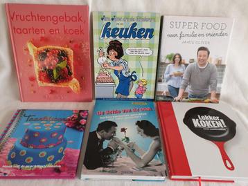 Diverse kookboeken beschikbaar voor biedingen