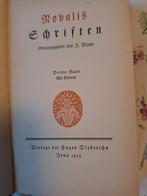 Novalis Schriften, Band 3, 1923 - Zeldzame Editie, Ophalen of Verzenden, Novalis