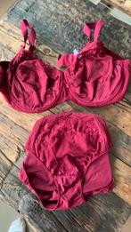Bh en slip 85E CHANTELLE, Kleding | Dames, Ophalen of Verzenden, Rood, Setje