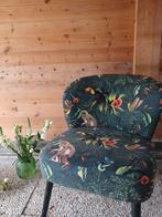 Fauteuil 2 stuks één koop Jungle groen, Huis en Inrichting, Fauteuils, Gebruikt, Stof, Jungle Koloniaal, Ophalen