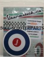 Sticker Vespa Tricolore Rond Target Lx S Lxv 41748, Ophalen of Verzenden, 50cc-Scooterparts, Info@50cc-scooterparts.nl, Veen