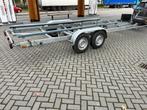 TDS dubbelas boottrailer geremd kenteken, Watersport en Boten, Ophalen, Gebruikt, Overige typen