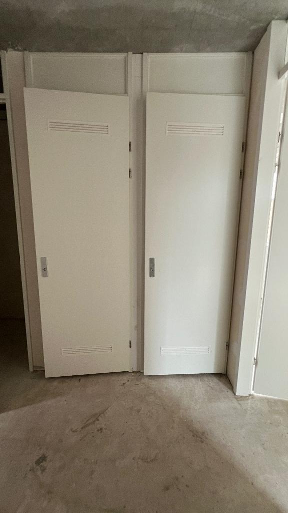 Binnendeuren technische ruimte, Doe-het-zelf en Verbouw, Deuren en Horren, Zo goed als nieuw, Binnendeur, 215 cm of meer, Minder dan 80 cm