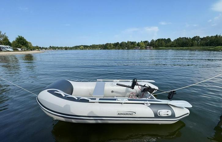 Nimarine rubberboot met Haswing elektra motor, Watersport en Boten, Bootonderdelen, Zo goed als nieuw, Motorboot, Ophalen