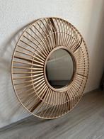Rotan spiegel, Huis en Inrichting, Ophalen, Minder dan 50 cm, Rond, Zo goed als nieuw