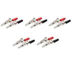 10 Stuks Geïsoleerde Krokodil Kabel Klem Clip Opladen 52mm, Ophalen of Verzenden, Nieuw