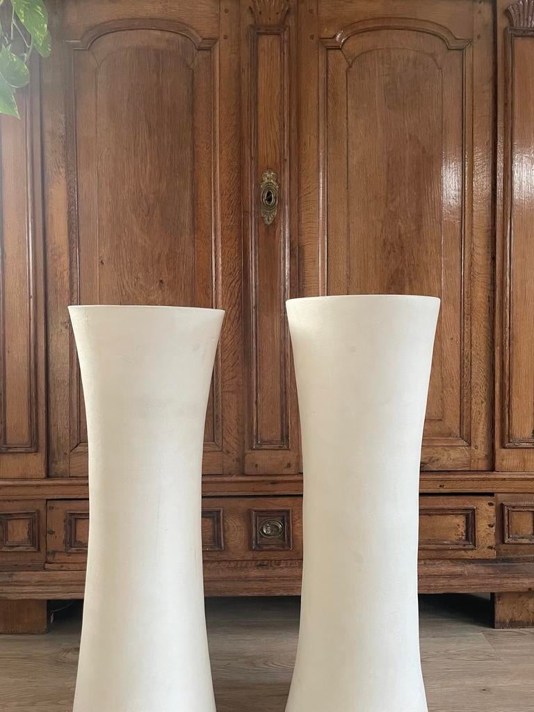 Prachtige pilaren/ hoge potten van Prada Pottery, Huis en Inrichting, Ophalen, Zo goed als nieuw, Overige kleuren, 75 cm of meer