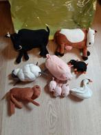 IKEA tasje met boerderij dieren knuffeltjes, Ophalen of Verzenden