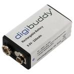 Batterij 9V blok Digibuddy oplaadbaar 220mAh, Audio, Tv en Foto, Accu's en Batterijen, Verzenden, Nieuw
