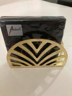 Kerstservetten + servethouder goud, Diversen, Kerst, Ophalen of Verzenden, Zo goed als nieuw