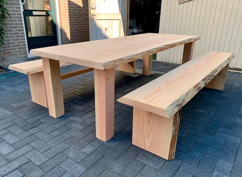 Mooie robuuste douglas tuintafels (duurzaam), Tuin en Terras, Tuintafels, Nieuw, Rechthoekig, Hout, Ophalen