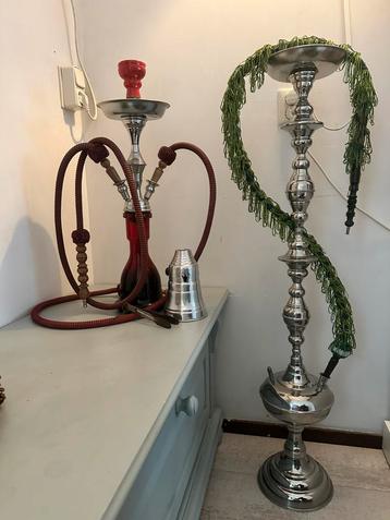 2 sisha waterpijp. De grootste is 120cm  beschikbaar voor biedingen