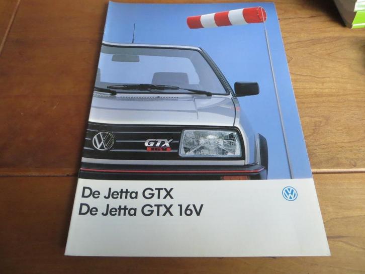 Zeldzame folder Volkswagen Jetta GTX, Jetta GTX 16V 1988, Boeken, Auto's | Folders en Tijdschriften, Zo goed als nieuw, Volkswagen