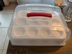 Cupcake bewaardoos, Hobby en Vrije tijd, Taarten en Cupcakes maken, Ophalen of Verzenden, Nieuw, Cupcakes, Bakvorm