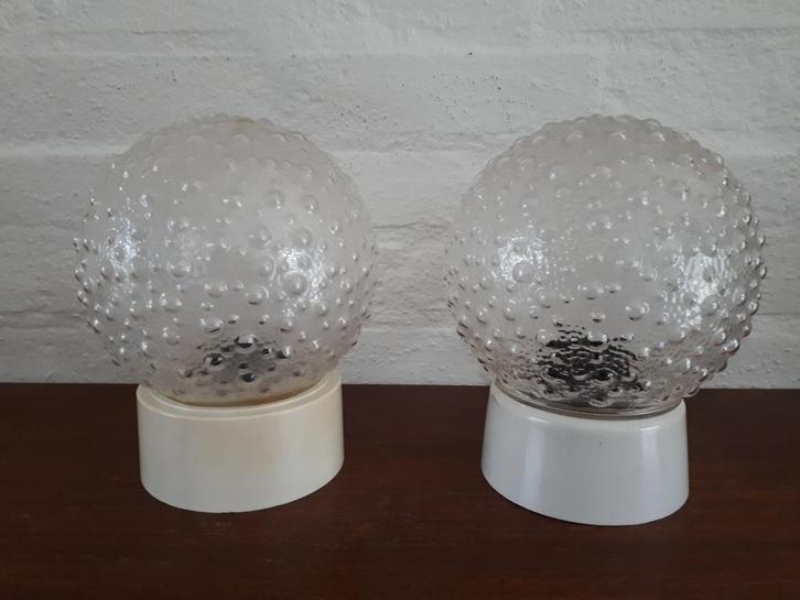 Vintage retro plafonniere plafondlamp wandlamp jaren 60-70., Huis en Inrichting, Lampen | Plafondlampen, Zo goed als nieuw, Kunststof