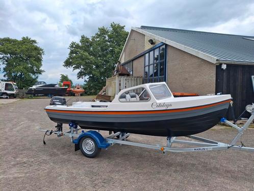 askeladden tourboot 4.5 m met 15 pk suzuki 4 takt el start, Watersport en Boten, Vis- en Consoleboten, Gebruikt, 10 tot 30 pk