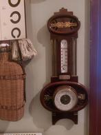 Art deco weerstation barometer en temperatuur meter, Ophalen of Verzenden