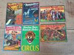 Set 6+1 Ansichtkaarten Circus Barnum uit 1989, Ophalen of Verzenden, 1980 tot heden