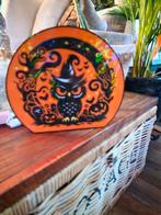Halloween Uil Decoratie Lamp, Huis en Inrichting, Lampen | Tafellampen, Ophalen of Verzenden, Nieuw, Kunststof, Halloween