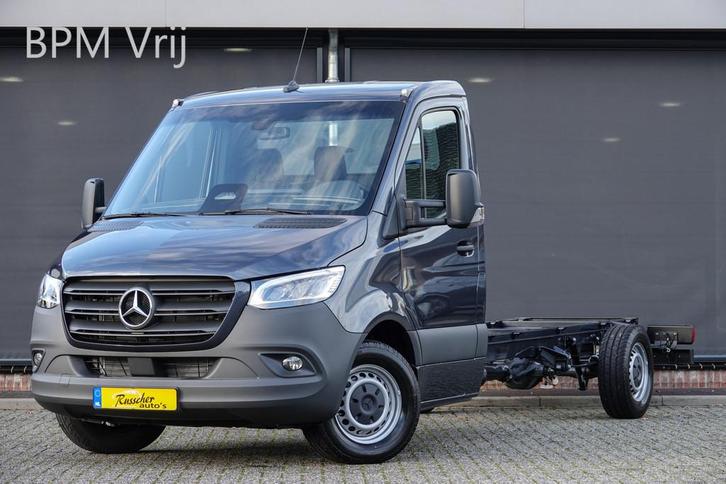 Mercedes-Benz Sprinter L3 | 319Cdi 190Pk 9G-Tronic | Chassis, Auto's, Bestelauto's, Bedrijf, Te koop, ABS, Adaptive Cruise Control