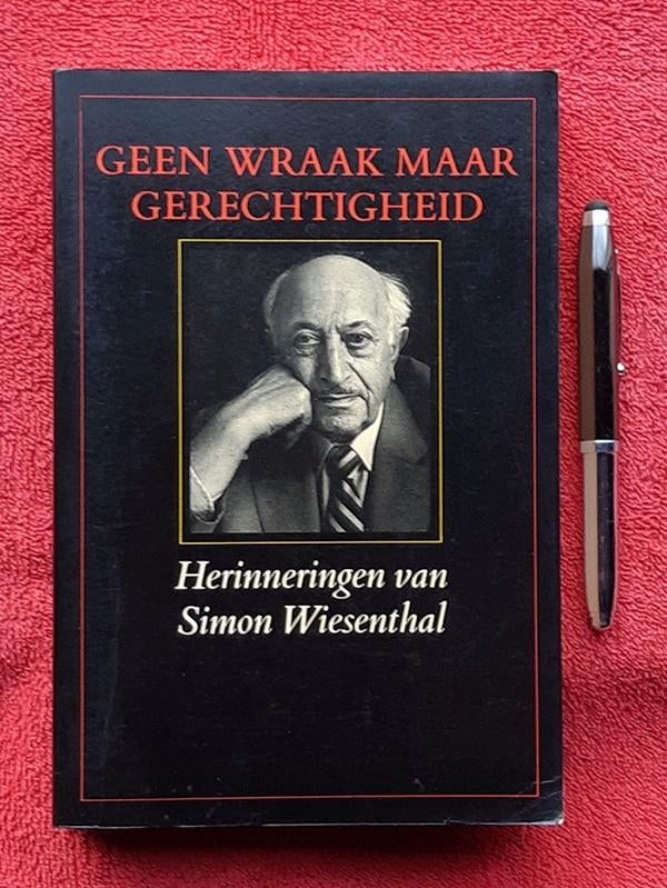 Geen wraak maar gerechtigheid. Simon Wiesenthal. 1988., Verzenden, Europa, Zo goed als nieuw, Simon Wiesenthal