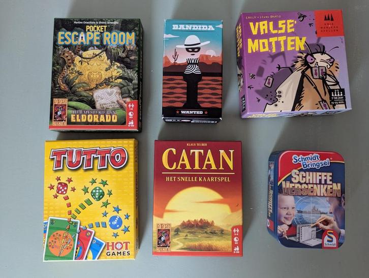 Diverse spellen, Hobby en Vrije tijd, Gezelschapsspellen | Bordspellen, Een of twee spelers, Drie of vier spelers, Vijf spelers of meer