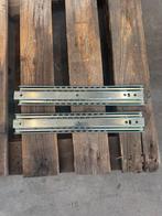 Deur rails geleiders 2 stuks staan 72cm lang 5 cm breed, Doe-het-zelf en Verbouw, IJzerwaren en Bevestigingsmiddelen, Ophalen of Verzenden