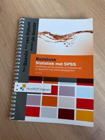 Basisboek Statistiek met SPSS beschikbaar voor biedingen