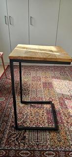 Mooie bijzettafel zgan!, Ophalen, Minder dan 55 cm, Zo goed als nieuw, Rechthoekig