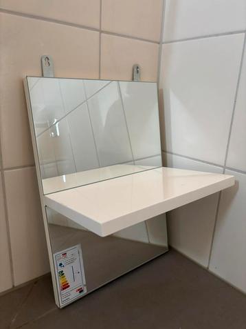 Nieuw,Spiegel met planchet, badkamer/toilet, make-up spiegel beschikbaar voor biedingen