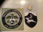 Sticker en een Badge van de Mariniers, Embleem of Badge, Nederland, Marine, Verzenden