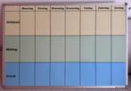 Weekplanbord met dagdelen | magnetisch whiteboard, Diversen, Schoolborden, Ophalen, Nieuw, Whiteboard