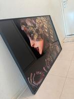 Prachtig Schilderij - Mysterieuze Vrouw, 50 tot 75 cm, Ophalen of Verzenden, Zo goed als nieuw, Schilderij