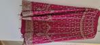 Lehenga Indiase trouw kleren, Kleding | Dames, Trouwkleding en Trouwaccessoires, Verzenden, Zo goed als nieuw, Roze, Accessoires