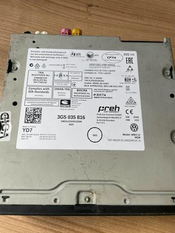 Regelunit multimedia vw transporter beschikbaar voor biedingen