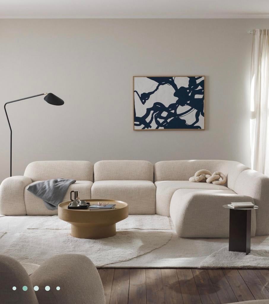 Westwing Wolke modulaire hoekbank - Nieuwstaat!, Huis en Inrichting, Banken | Bankstellen, Ophalen, 250 tot 300 cm, 100 tot 125 cm