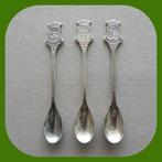 3 x Sola lepeltjes met Stadswapens Prijs incl. Verzenden, Verzenden, Verzilverd, Zo goed als nieuw, Metaal
