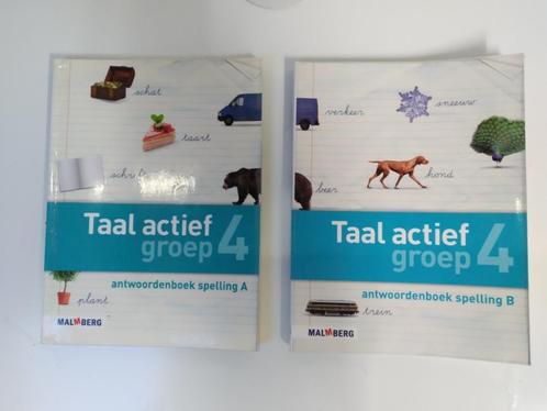 Taal Actief - Groep 4 - Antwoordenboek Spelling 4A en 4B., Boeken, Schoolboeken, Zo goed als nieuw, Nederlands, Overige niveaus