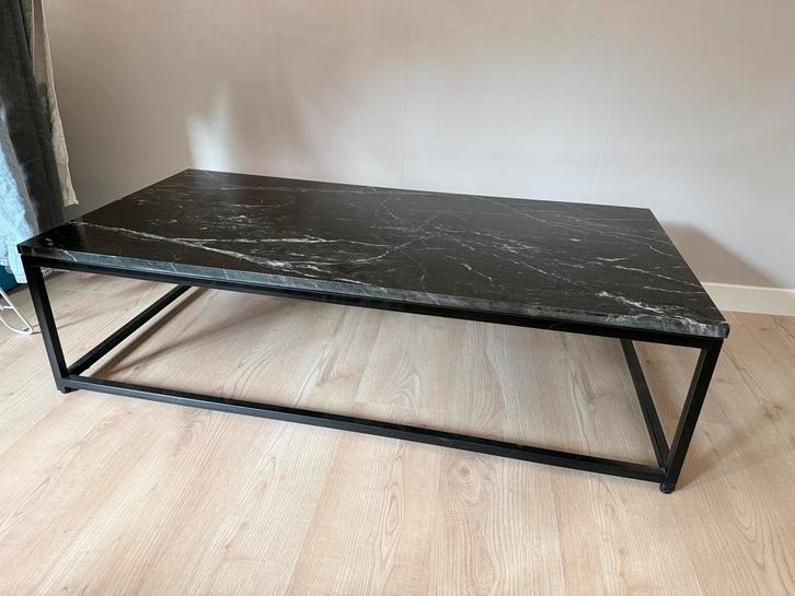 Salontafel - echt marmer in goede conditie!, Huis en Inrichting, Tafels | Salontafels, Zo goed als nieuw, Minder dan 50 cm, 50 tot 100 cm
