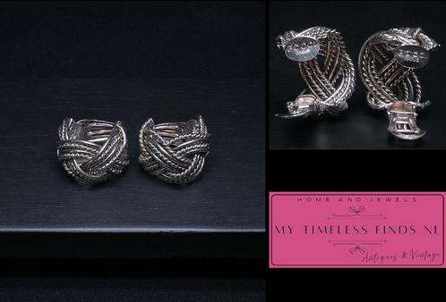 Poggi Paris vintage oorclips oorbellen - K3SE1-Z5R, Sieraden, Tassen en Uiterlijk, Oorbellen, Zo goed als nieuw, Overige materialen