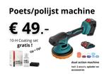 Poetsmachine met 2 accu's & oplader. gratis nano coating set, Ophalen of Verzenden