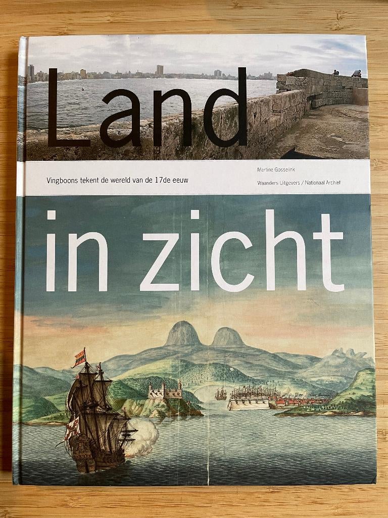 Land in Zicht de wereld volgens Vingboons Martine Gosselink, Ophalen of Verzenden, Zo goed als nieuw, Schilder- en Tekenkunst