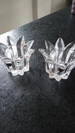 RCR Royal Cristal Rock Waxinelichthouders (2), Overige materialen, Ophalen of Verzenden, Zo goed als nieuw, Wit